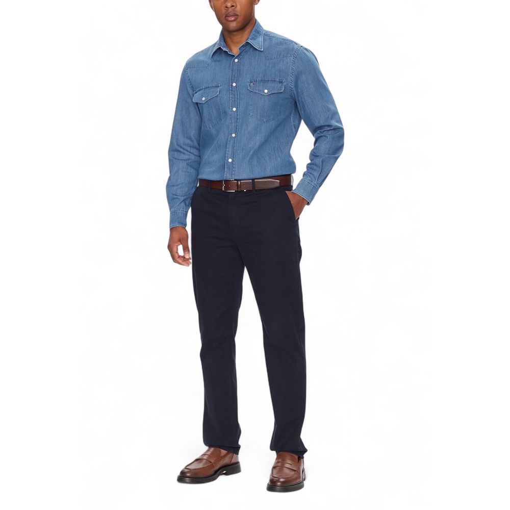 Tommy Hilfiger Light Blue Denim Shirt - GET THE BRAND