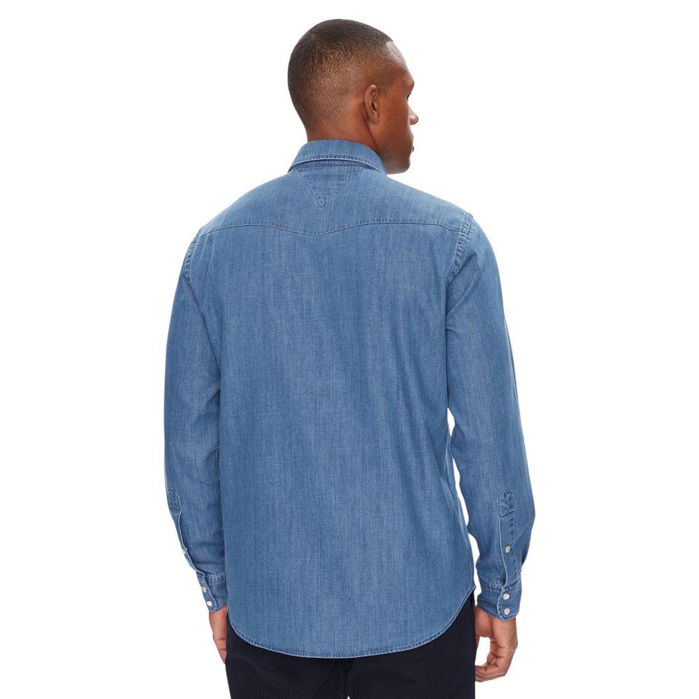 Tommy Hilfiger Light Blue Denim Shirt - GET THE BRAND