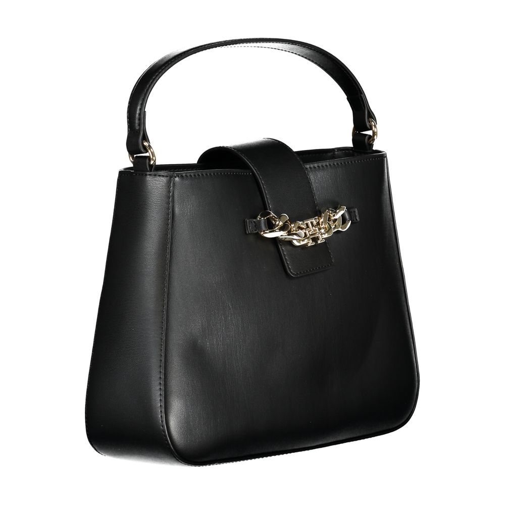 Tommy Hilfiger Nero Poliuretano Women Handbag - GET THE BRAND