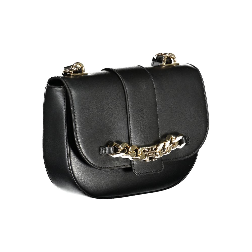 Tommy Hilfiger Nero Poliuretano Women Handbag - GET THE BRAND