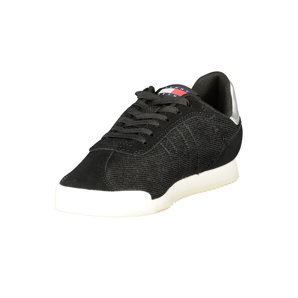 Tommy Hilfiger Nero Polyester Women Sneaker - GET THE BRAND