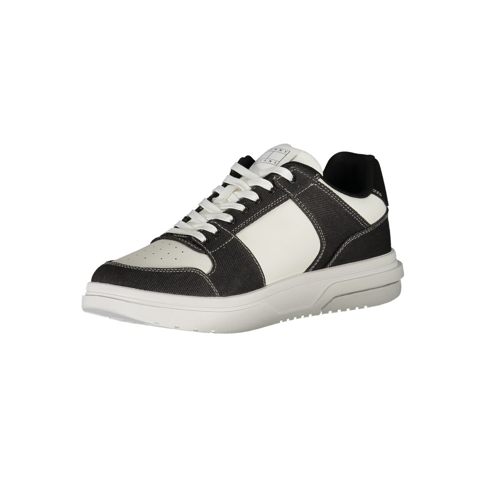 Tommy Hilfiger Nero Polyurethane Men Sneaker - GET THE BRAND