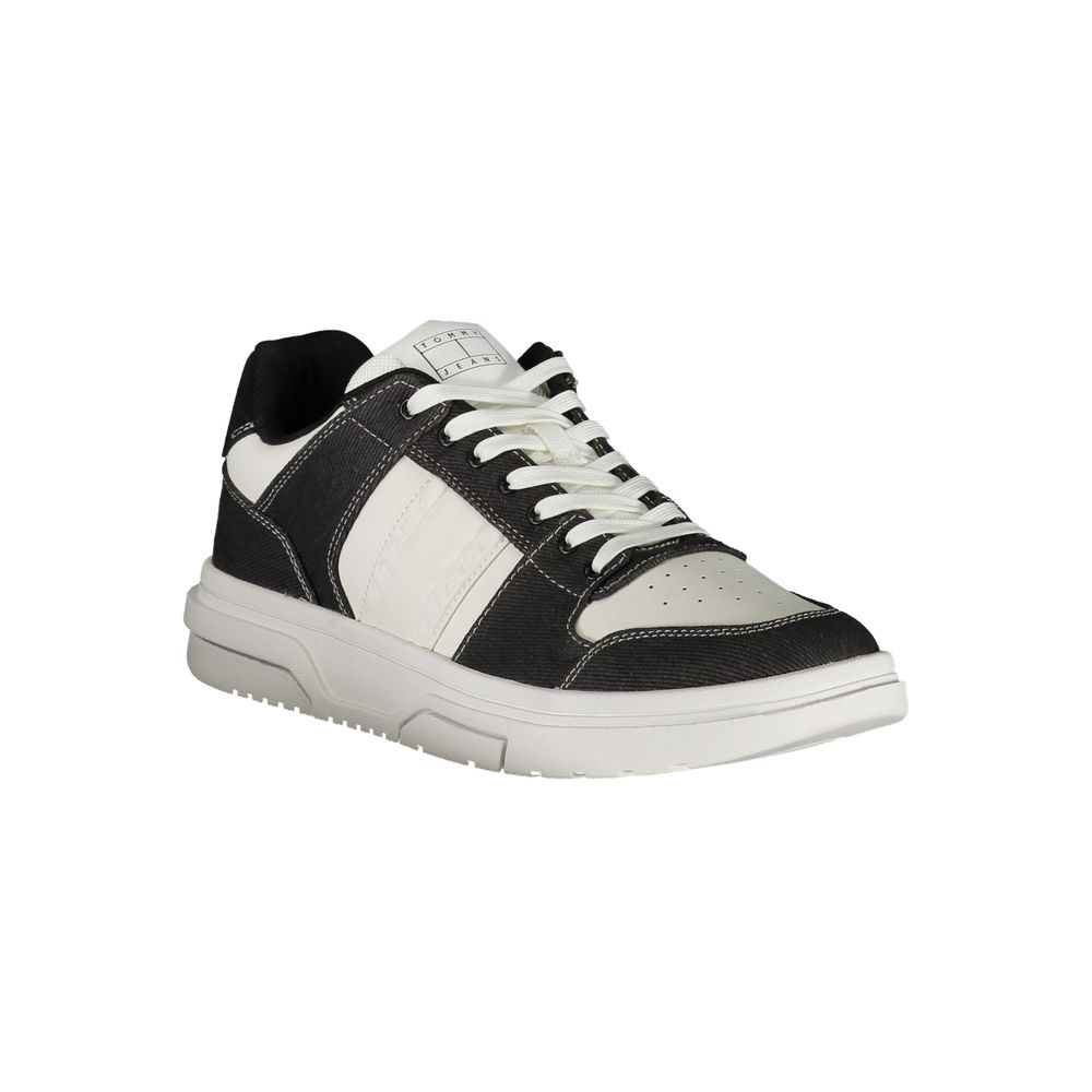 Tommy Hilfiger Nero Polyurethane Men Sneaker - GET THE BRAND