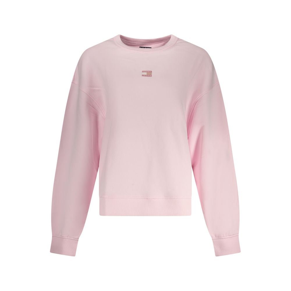 Tommy Hilfiger Pink Cotton Women Sweatshirt - GET THE BRAND