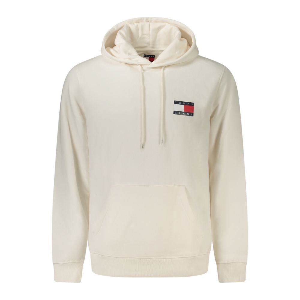 Tommy Hilfiger White Cotton Men's Hooded Sweatshirt - GET THE BRAND