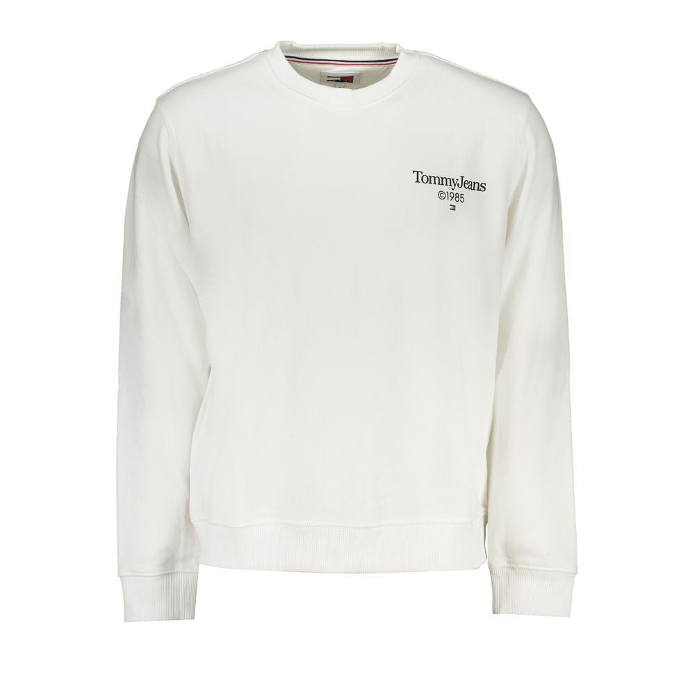Tommy Hilfiger White Cotton Men's Sweatshirt - GET THE BRAND