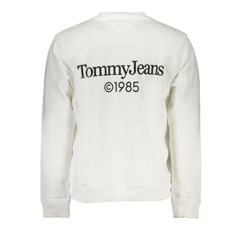 Tommy Hilfiger White Cotton Men's Sweatshirt - GET THE BRAND