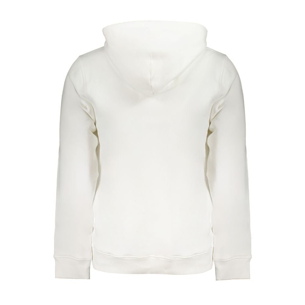 Tommy Hilfiger White Cotton Men's Sweatshirt Hoodie - GET THE BRAND