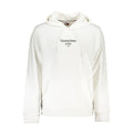 Tommy Hilfiger White Cotton Men's Sweatshirt with Hood - GET THE BRAND