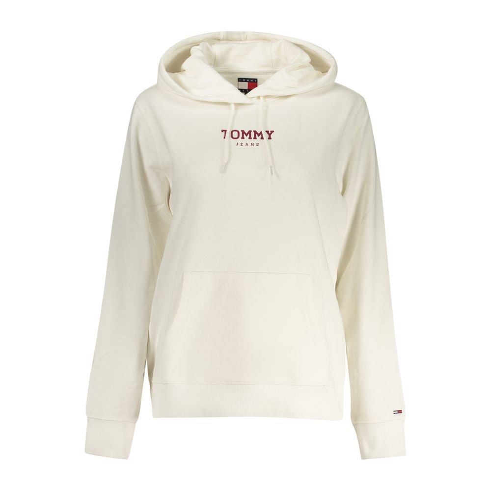 Tommy Hilfiger White Cotton Women Sweatshirt - GET THE BRAND