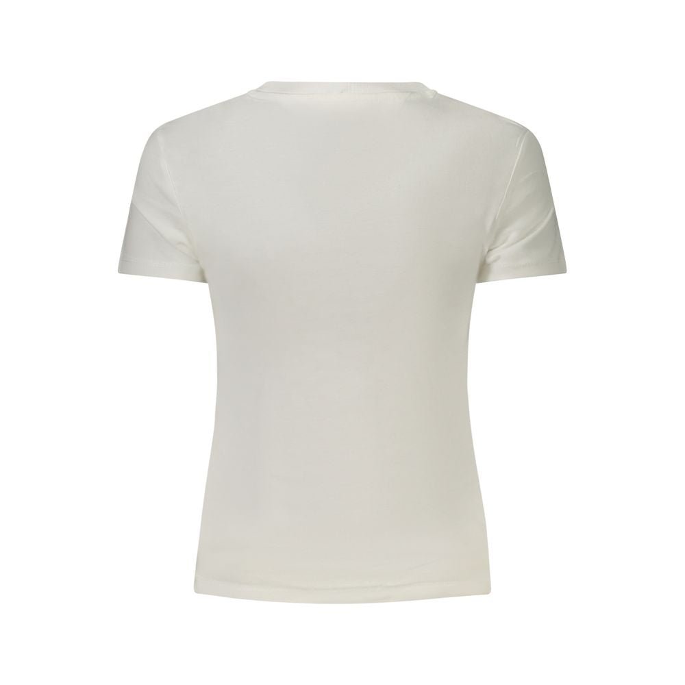 Tommy Hilfiger White Cotton Women T-Shirt - GET THE BRAND