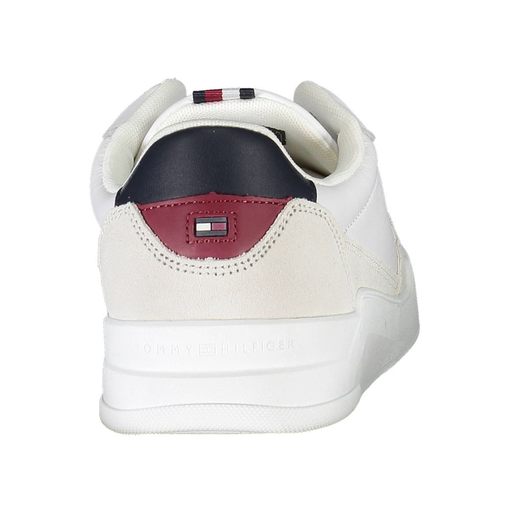 Tommy Hilfiger White Leather Men Sneaker - GET THE BRAND