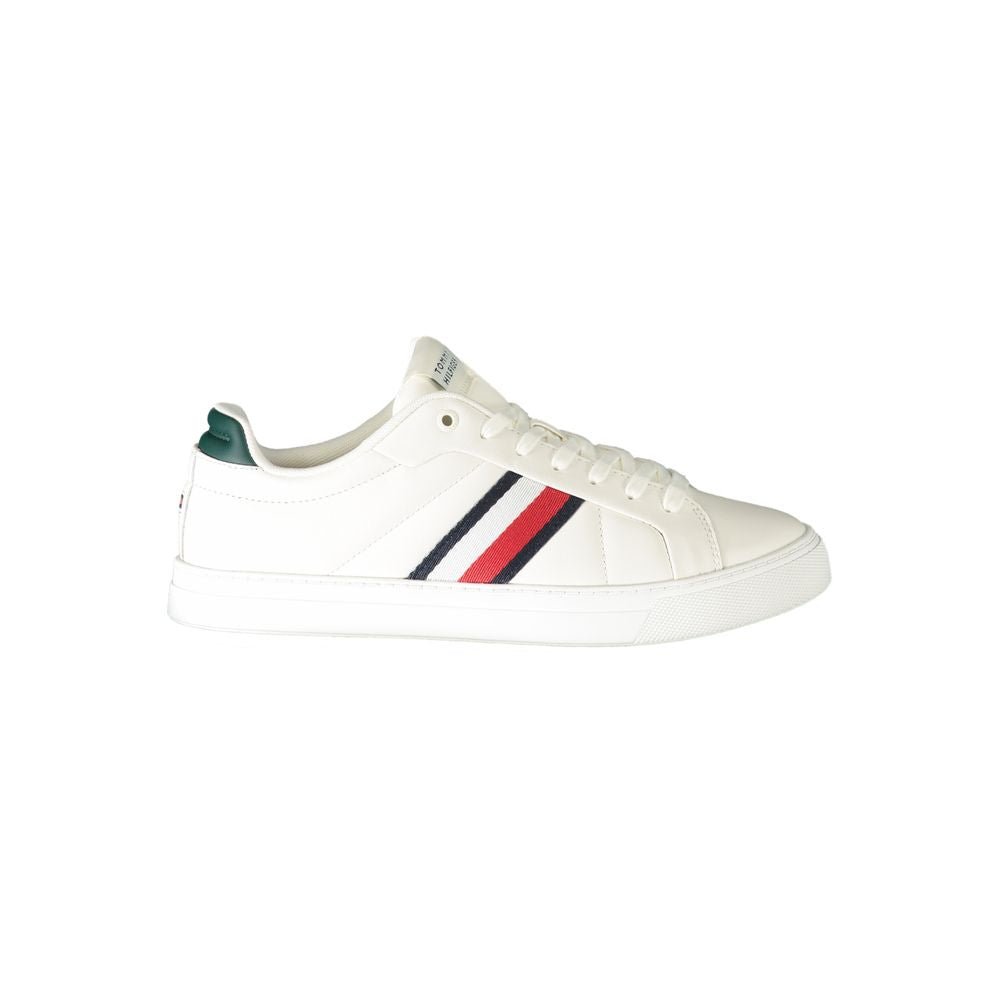 Tommy Hilfiger White Leather Men Sneaker - GET THE BRAND