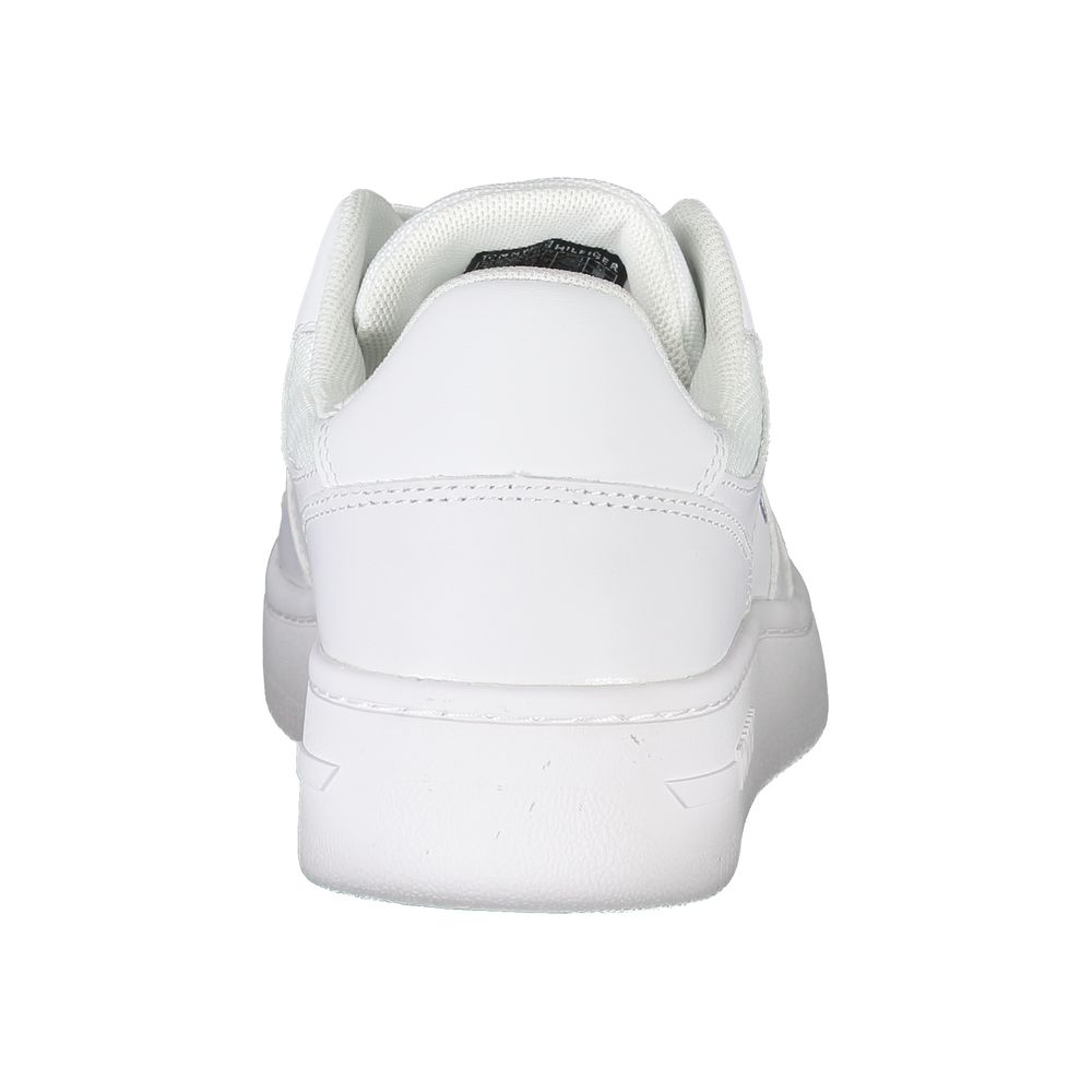 Tommy Hilfiger White Leather Women Sneaker - GET THE BRAND