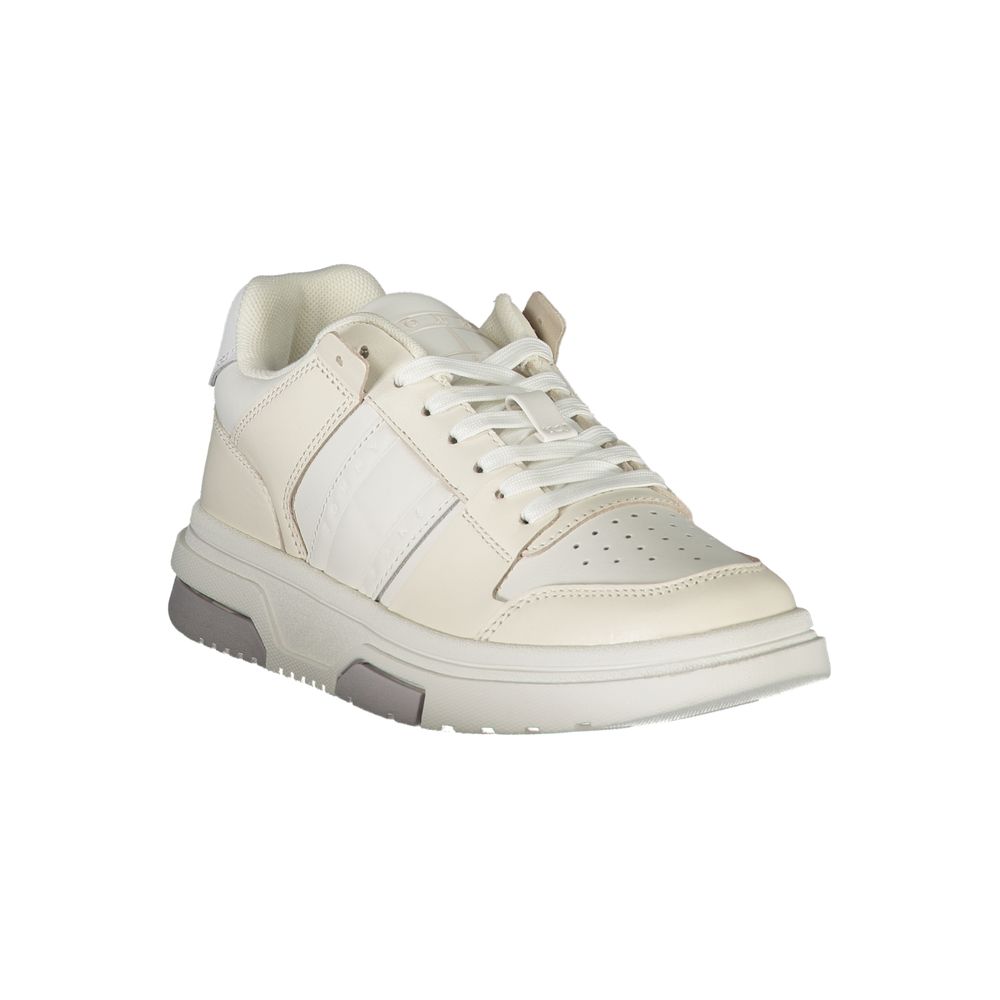 Tommy Hilfiger White Leather Women Sneaker - GET THE BRAND