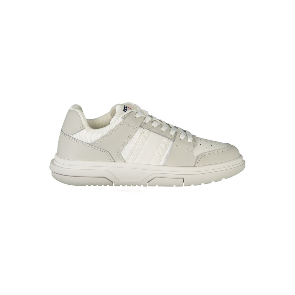 Tommy Hilfiger White Leather Women Sneaker - GET THE BRAND
