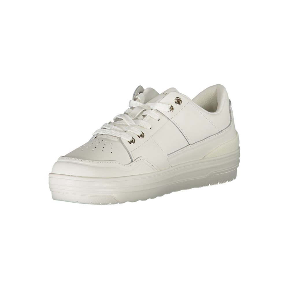 Tommy Hilfiger White Leather Women Sneaker - GET THE BRAND