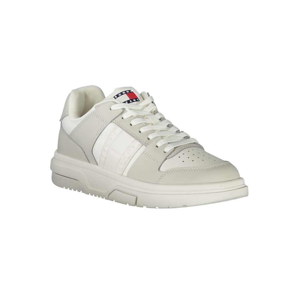 Tommy Hilfiger White Leather Women Sneaker - GET THE BRAND