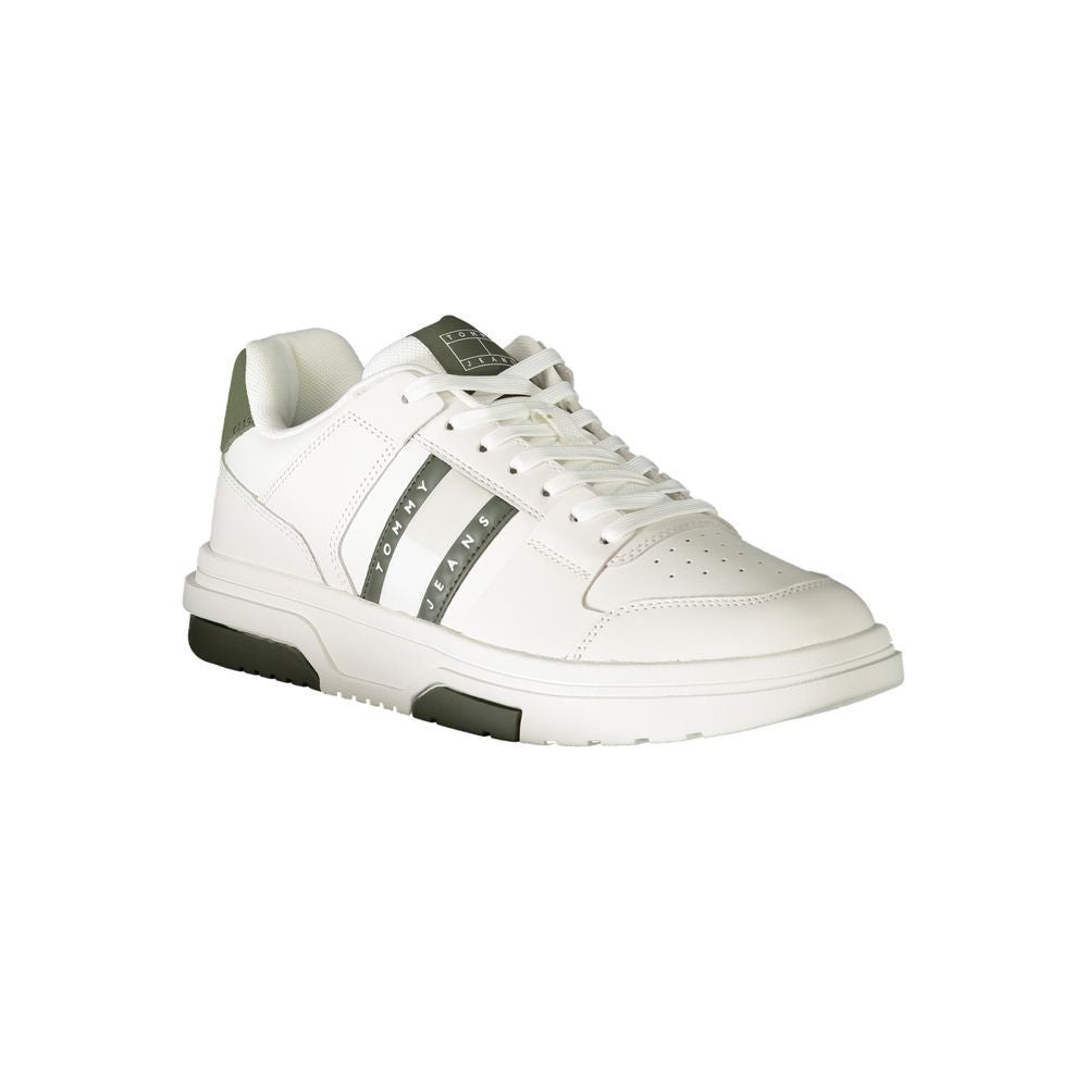 Tommy Hilfiger White Polyethylene Men Sneaker - GET THE BRAND