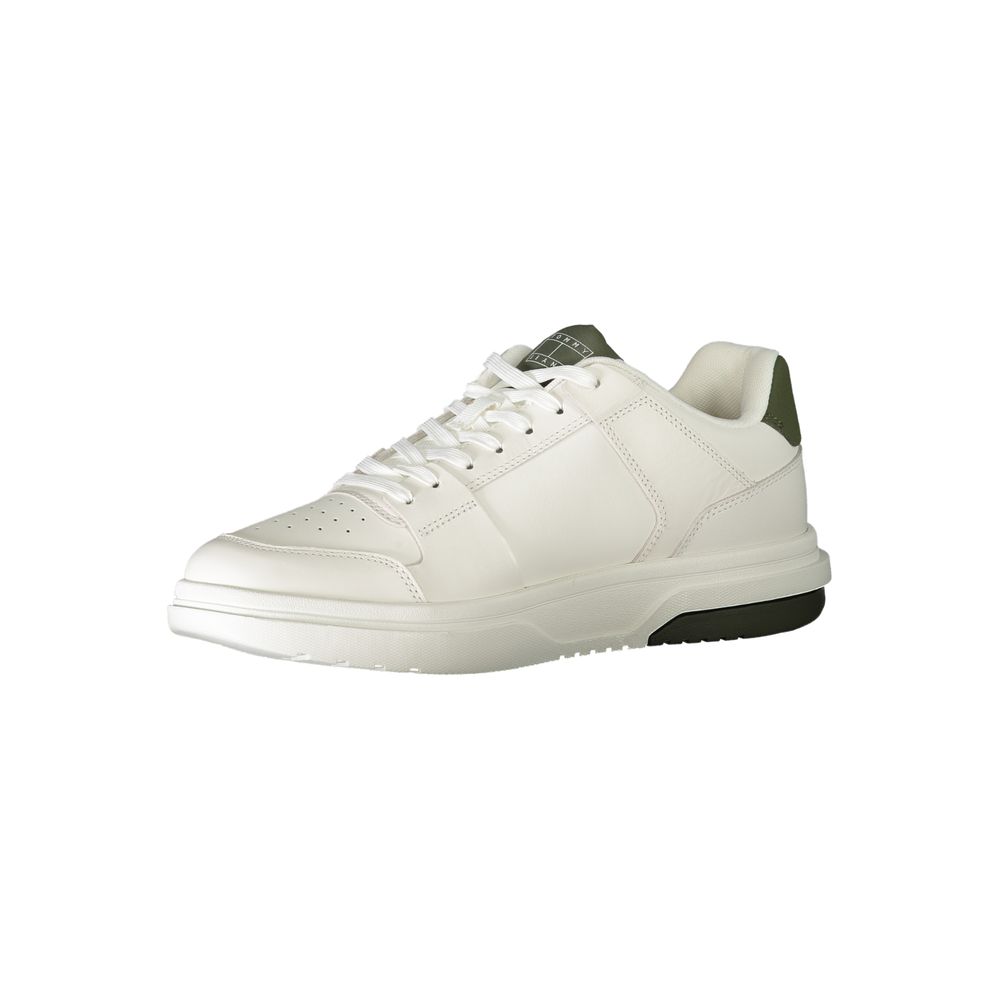 Tommy Hilfiger White Polyethylene Men Sneaker - GET THE BRAND
