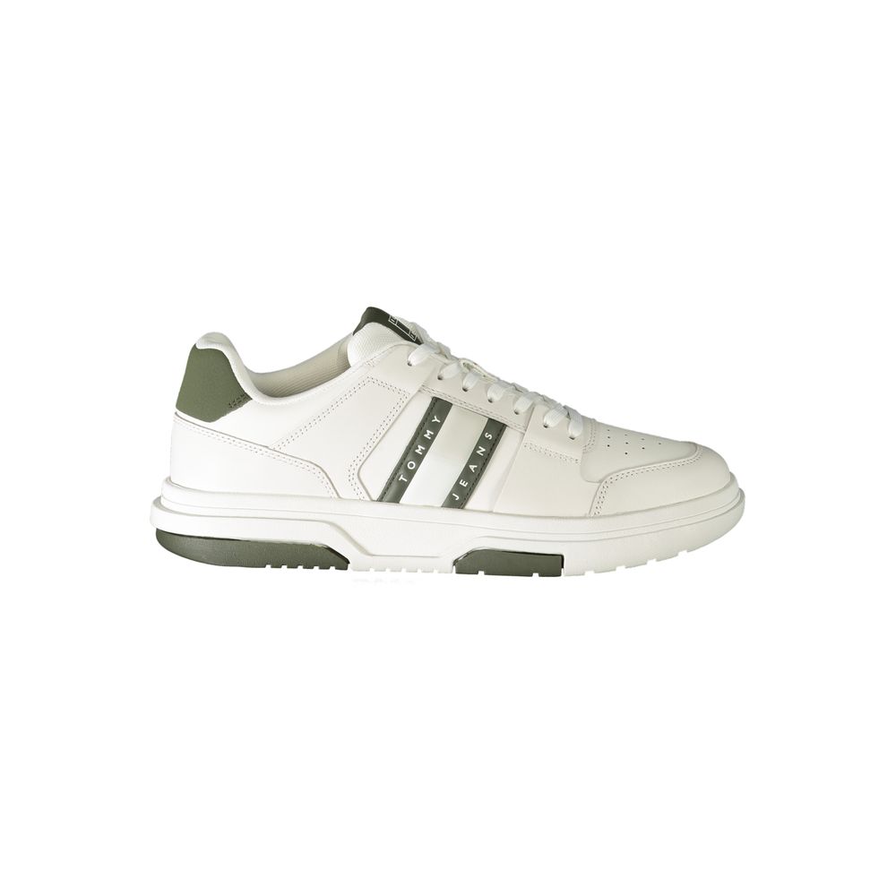 Tommy Hilfiger White Polyethylene Men Sneaker - GET THE BRAND