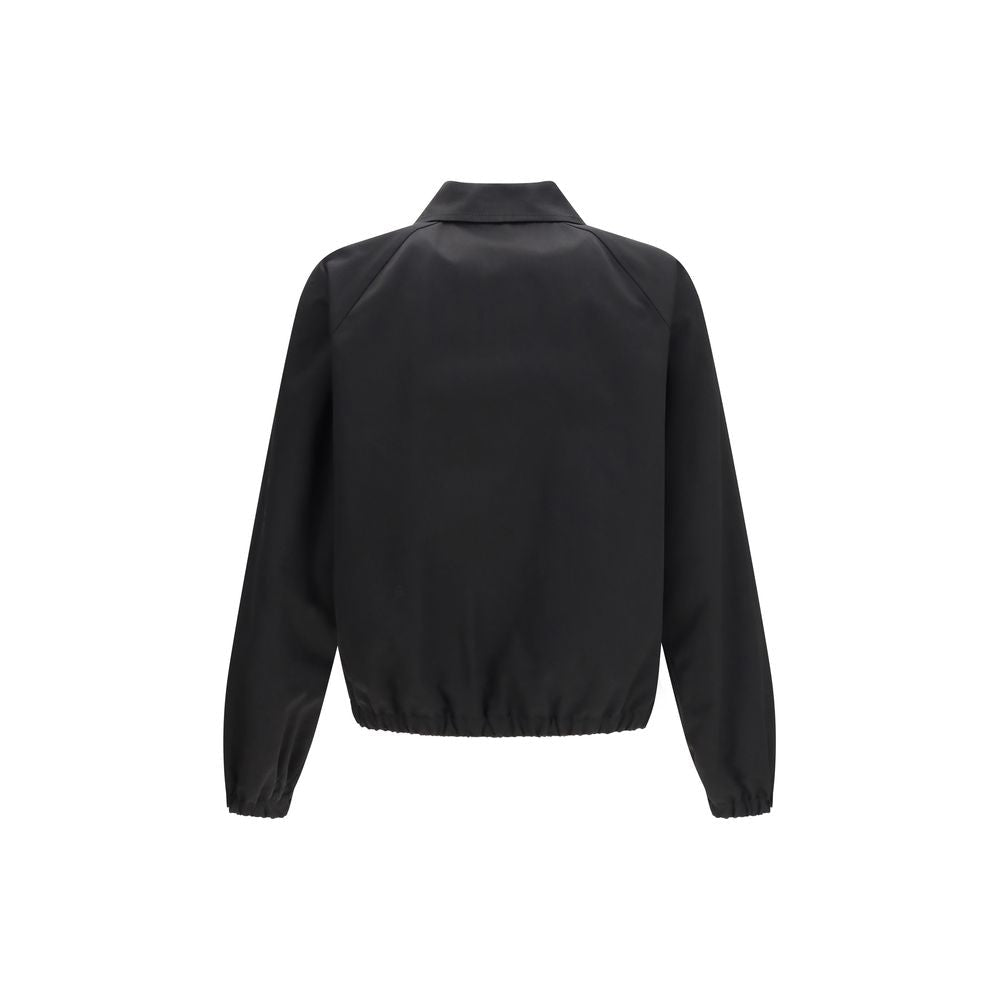 Valentino Garavani Black Cotton Bomber - GET THE BRAND
