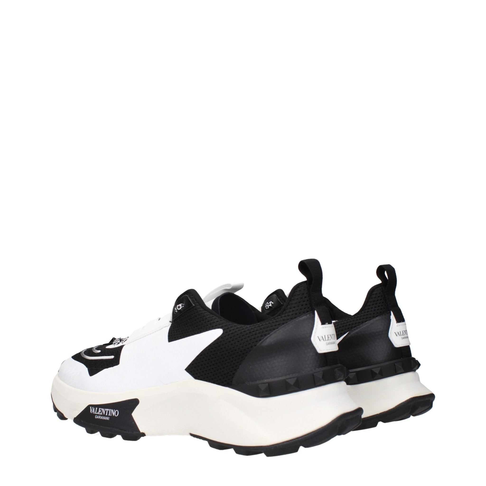 Valentino Garavani Black Fabric Athletic Sneakers - GET THE BRAND