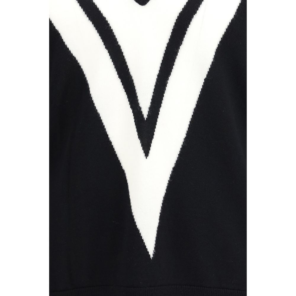 Valentino Garavani Black Wool Oves Aries Sweatshirt - GET THE BRAND