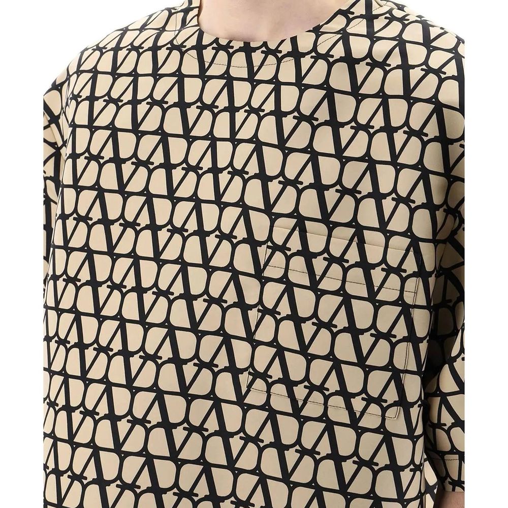 Valentino Garavani Brown Silk T-Shirt - GET THE BRAND