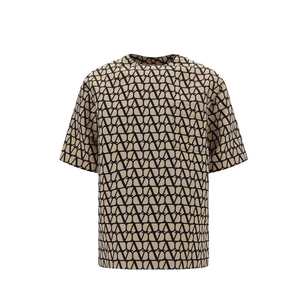 Valentino Garavani Brown Silk T-Shirt - GET THE BRAND