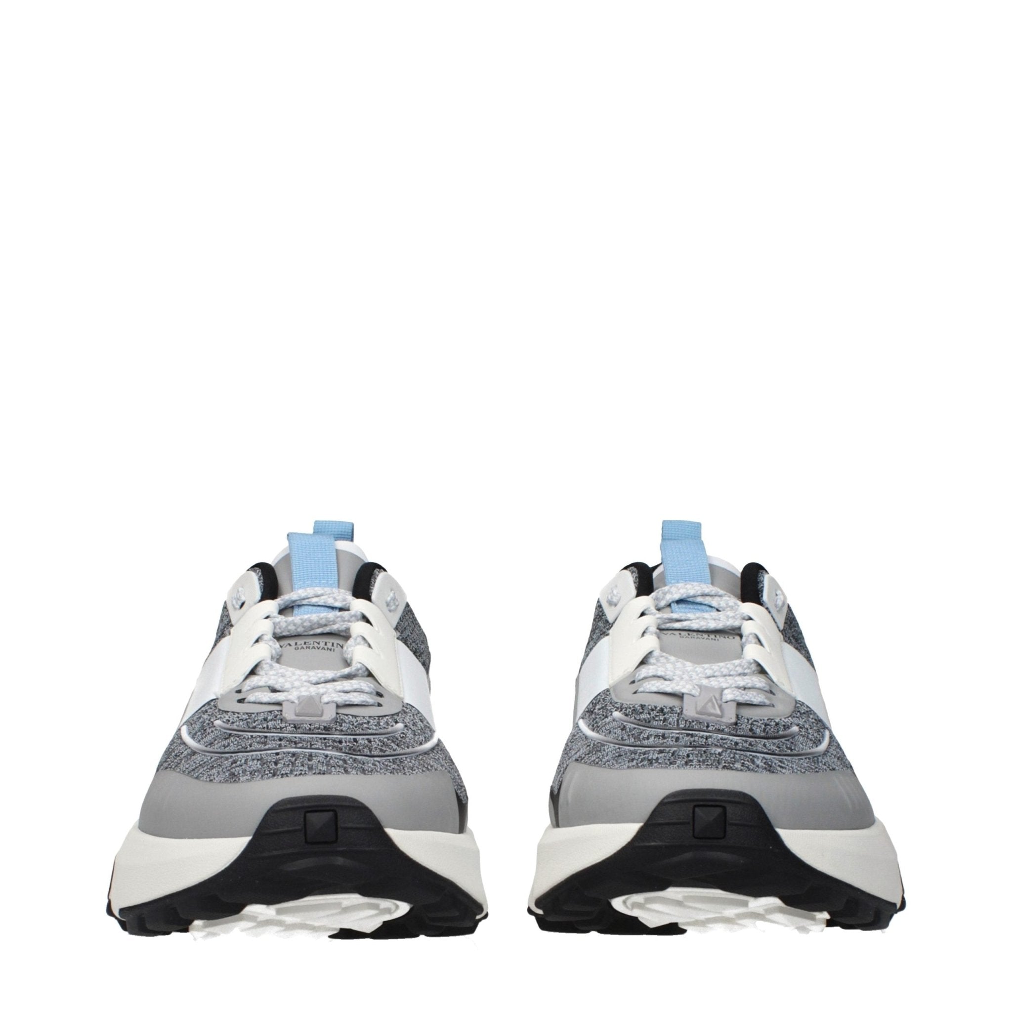 Valentino Garavani Gray Fabric Athletic Sneakers - GET THE BRAND
