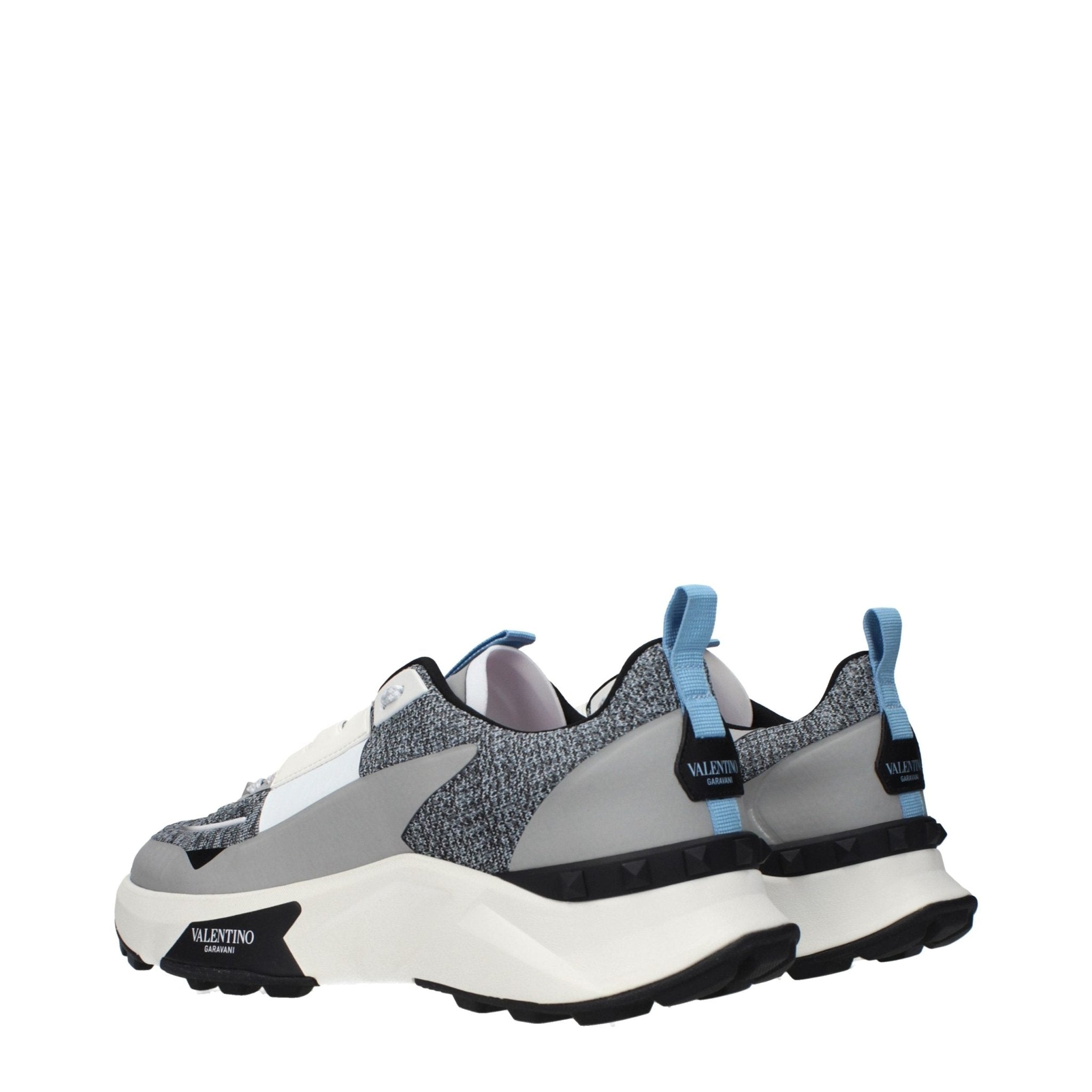 Valentino Garavani Gray Fabric Athletic Sneakers - GET THE BRAND