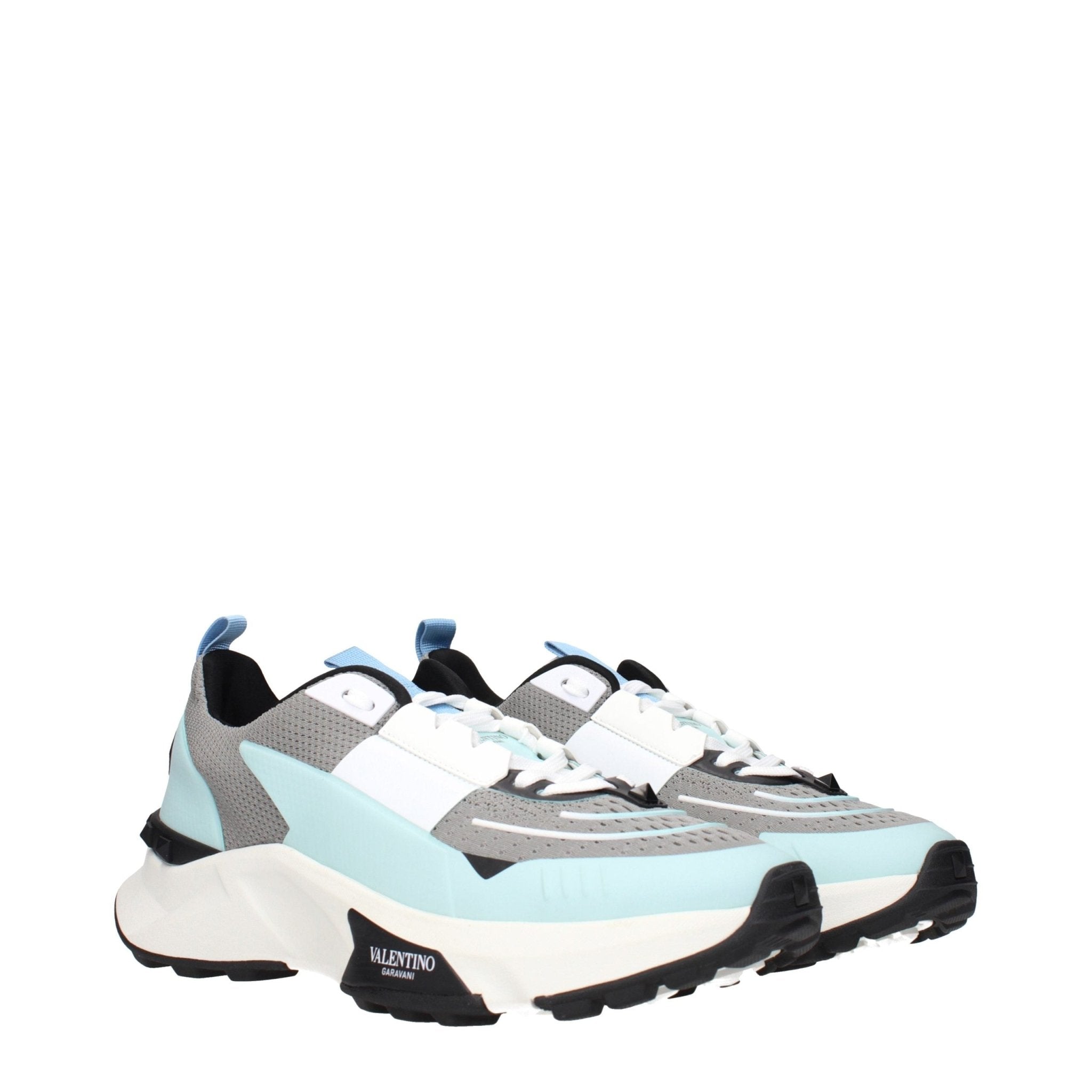 Valentino Garavani Gray Fabric Athletic Sneakers - GET THE BRAND