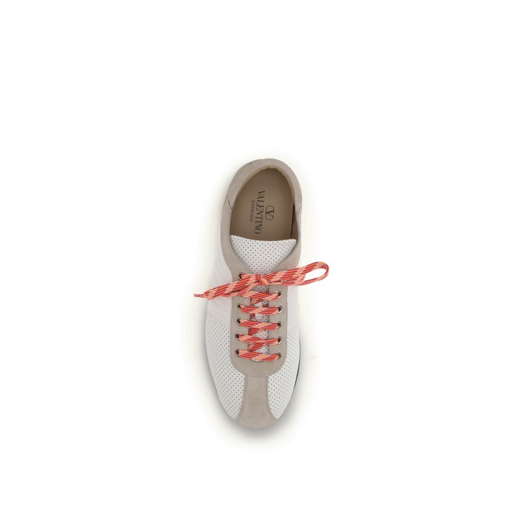 Valentino Garavani Multicolor Calf Leather Bos Taurus Athletic Sneakers - GET THE BRAND