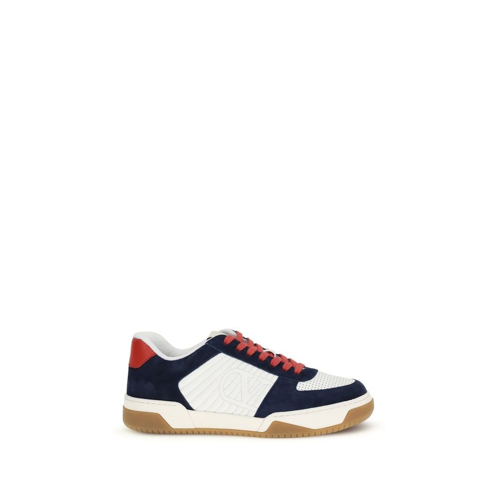 Valentino Garavani Multicolor Calf Leather Bos Taurus Athletic Sneakers - GET THE BRAND