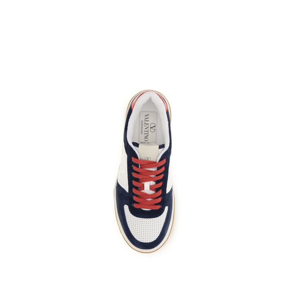 Valentino Garavani Multicolor Calf Leather Bos Taurus Athletic Sneakers - GET THE BRAND
