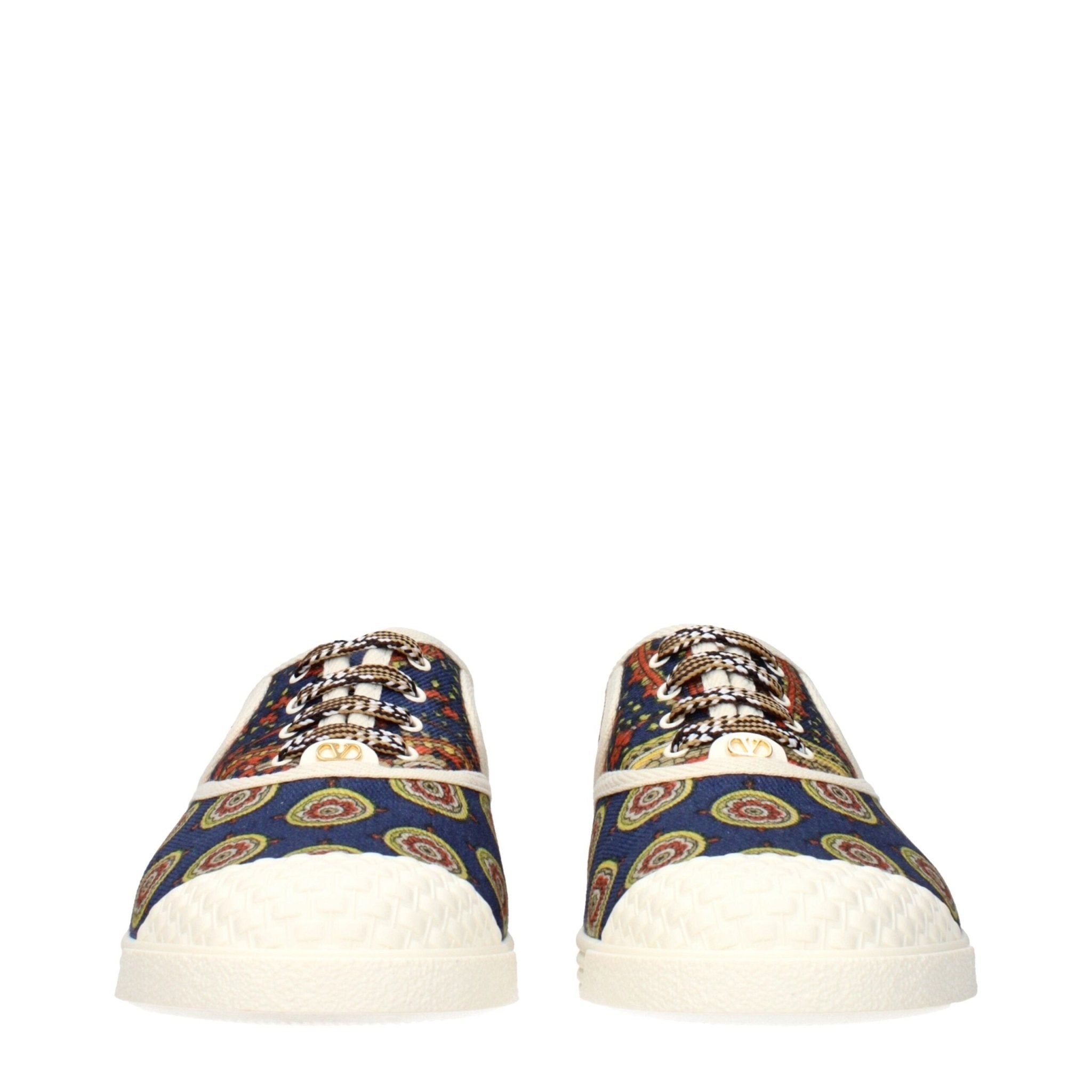 Valentino Garavani Multicolor Fabric Low Top Sneakers - GET THE BRAND