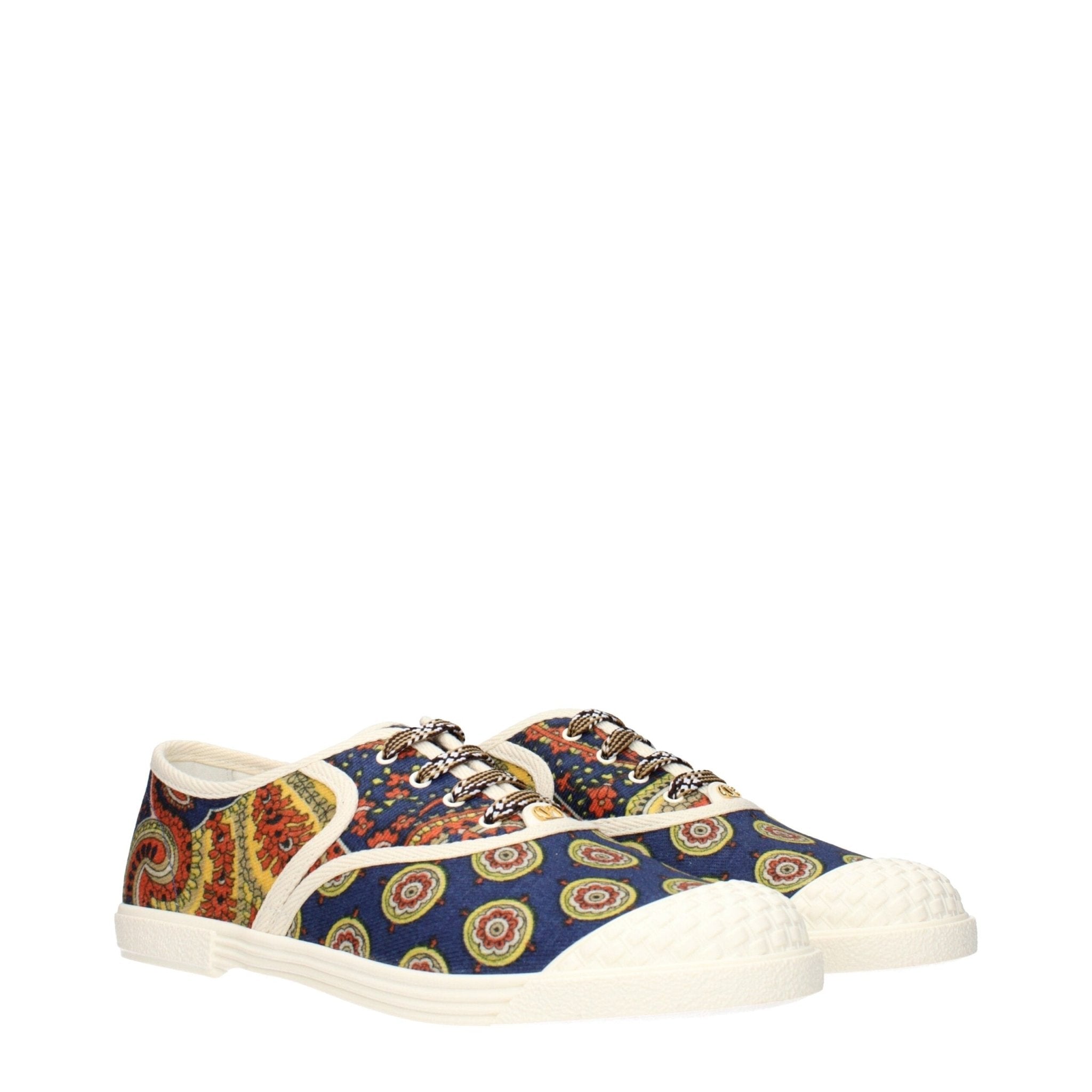 Valentino Garavani Multicolor Fabric Low Top Sneakers - GET THE BRAND