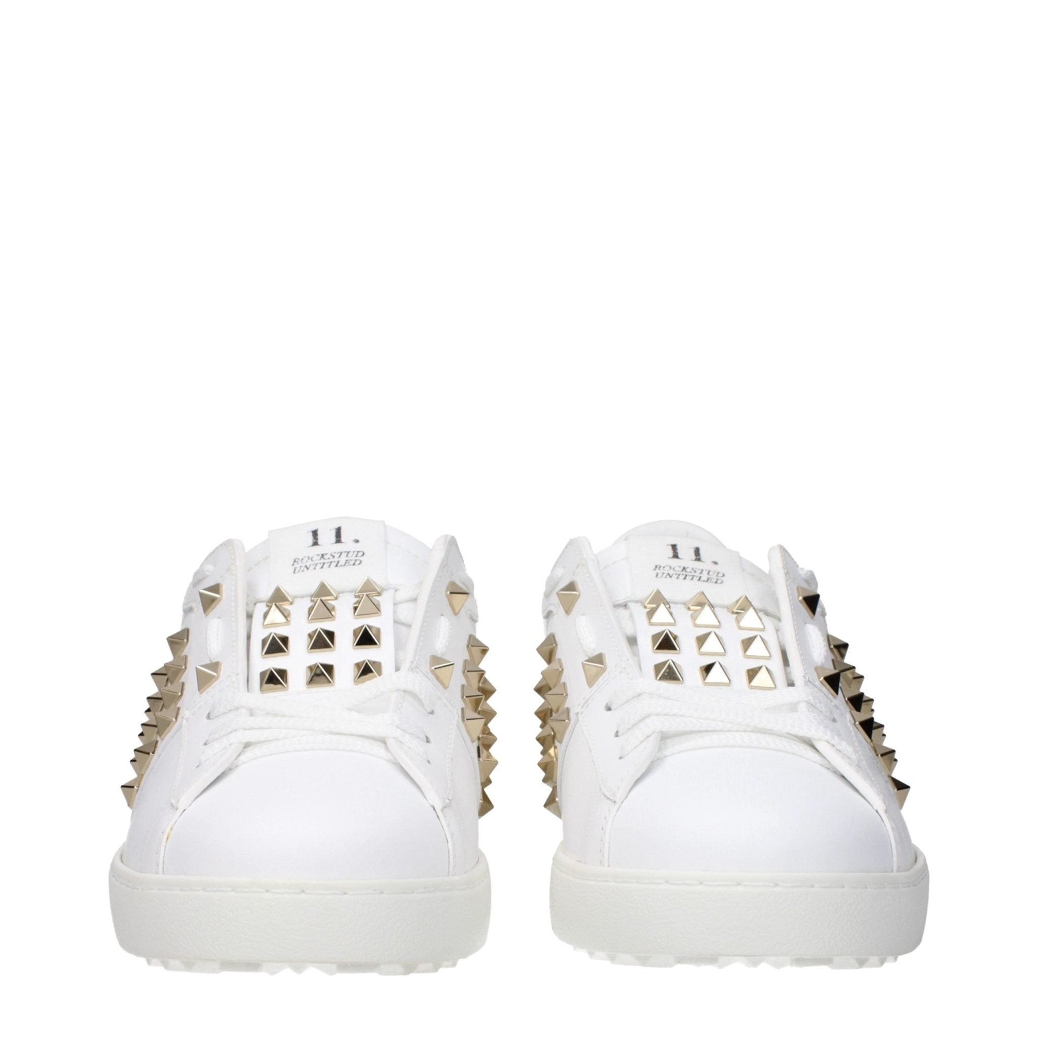 Valentino Garavani White Leather Low Top Sneakers - GET THE BRAND
