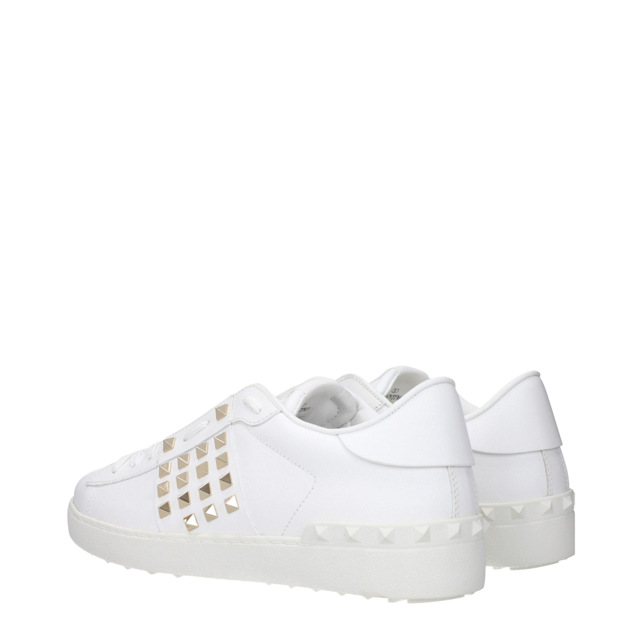 Valentino Garavani White Leather Low Top Sneakers - GET THE BRAND