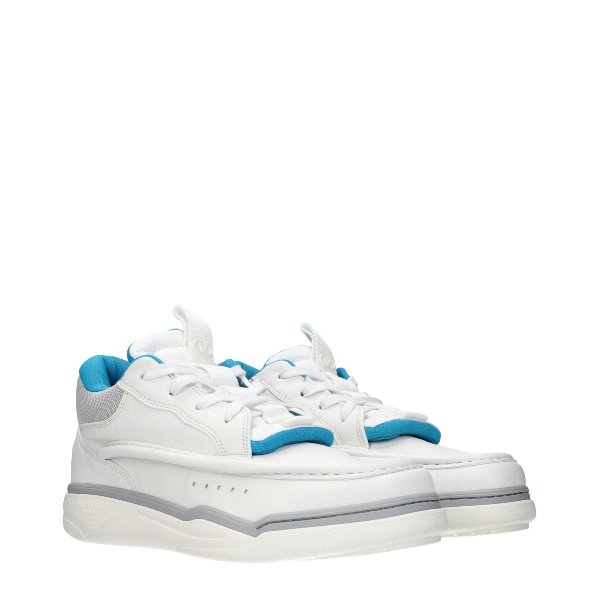 Valentino Garavani White Leather Low Top Sneakers - GET THE BRAND