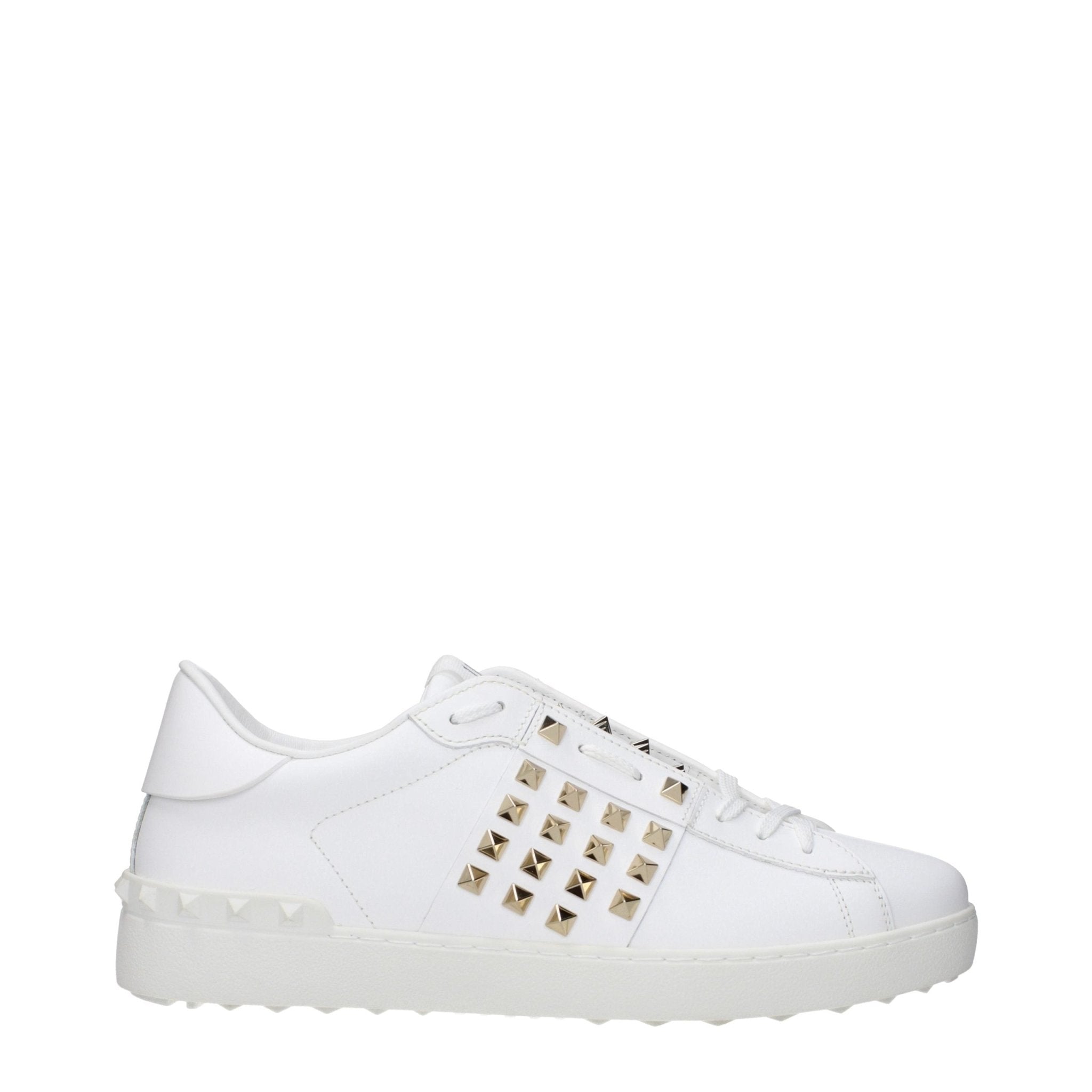 Valentino Garavani White Leather Low Top Sneakers - GET THE BRAND