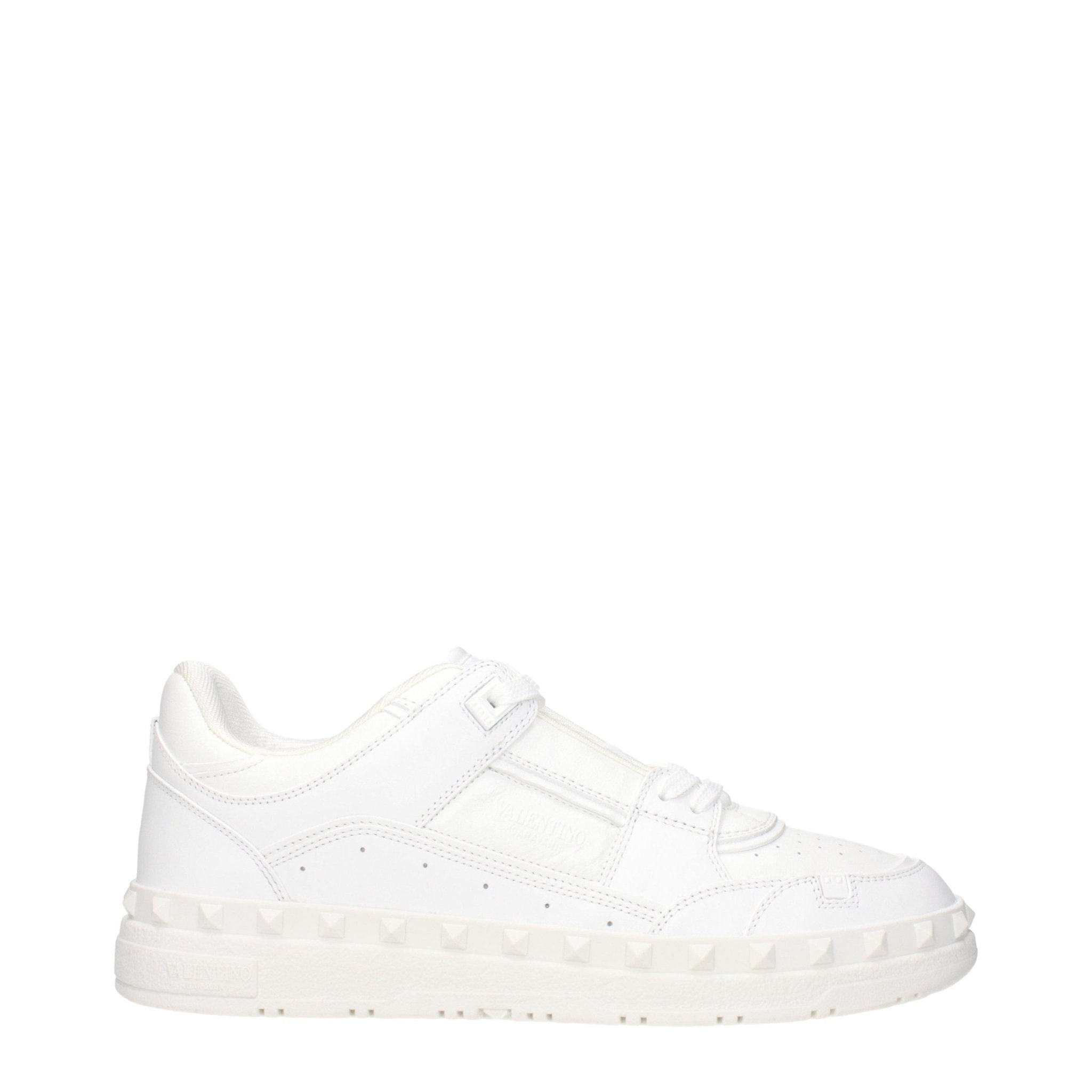 Valentino Garavani White Leather Sneakers - GET THE BRAND