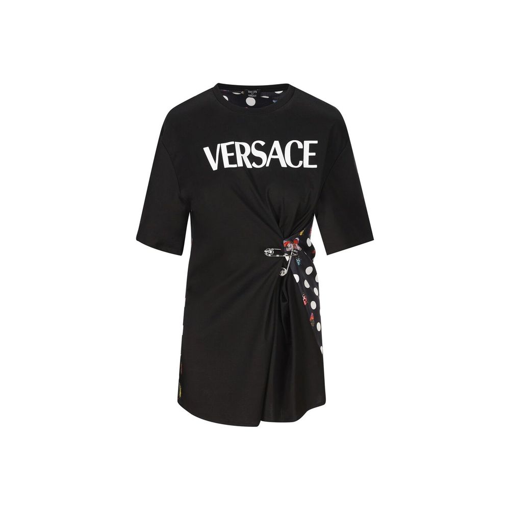 Versace Black Cotton T-Shirt - GET THE BRAND