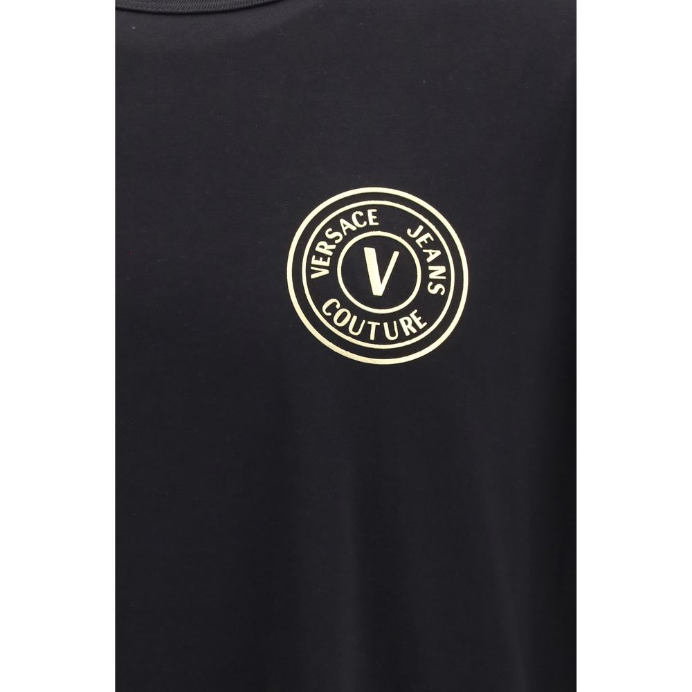 Versace Jeans Black Cotton T-Shirt - GET THE BRAND