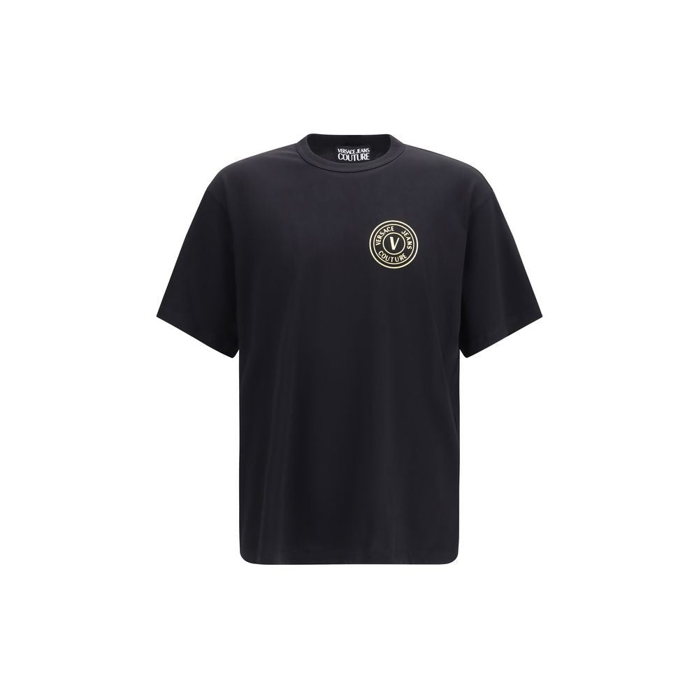 Versace Jeans Black Cotton T-Shirt - GET THE BRAND